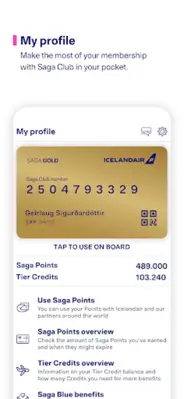 Icelandair android App screenshot 2